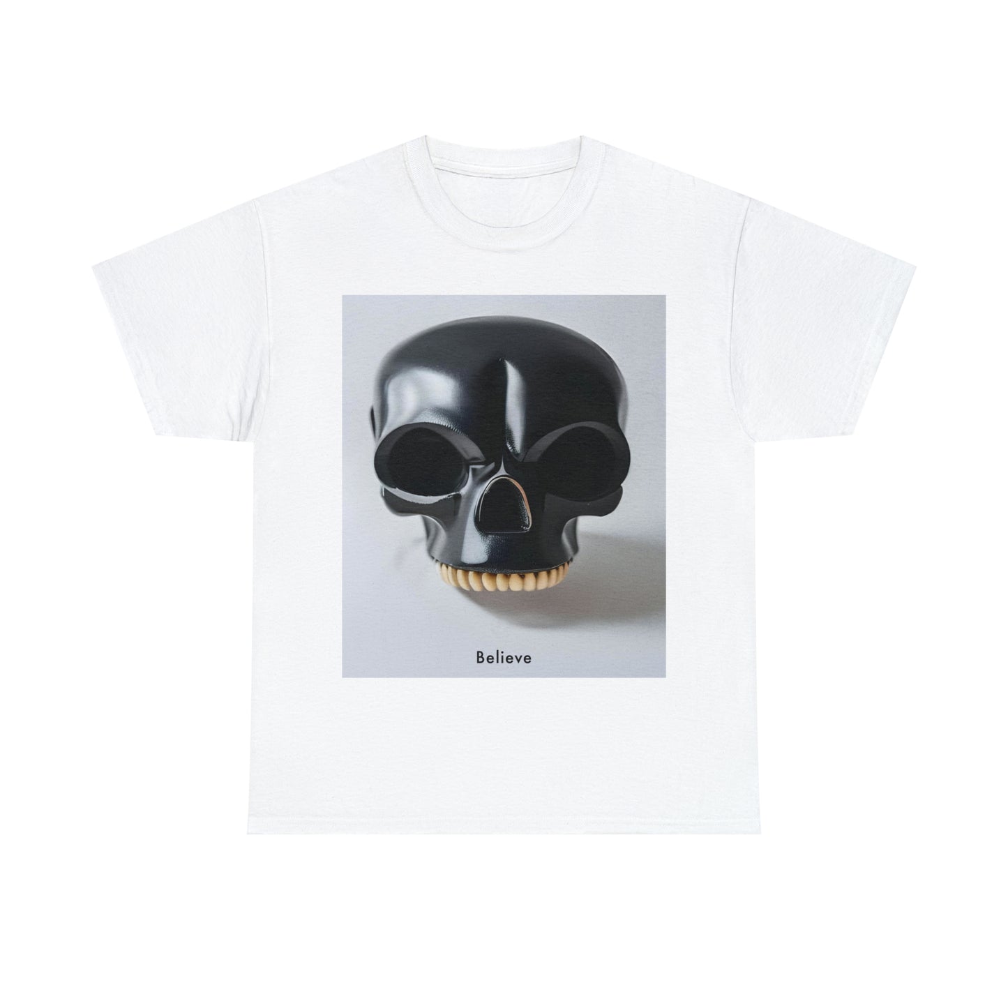 Unleash Your Belief: Alien Skull Unisex Softstyle T-Shirt