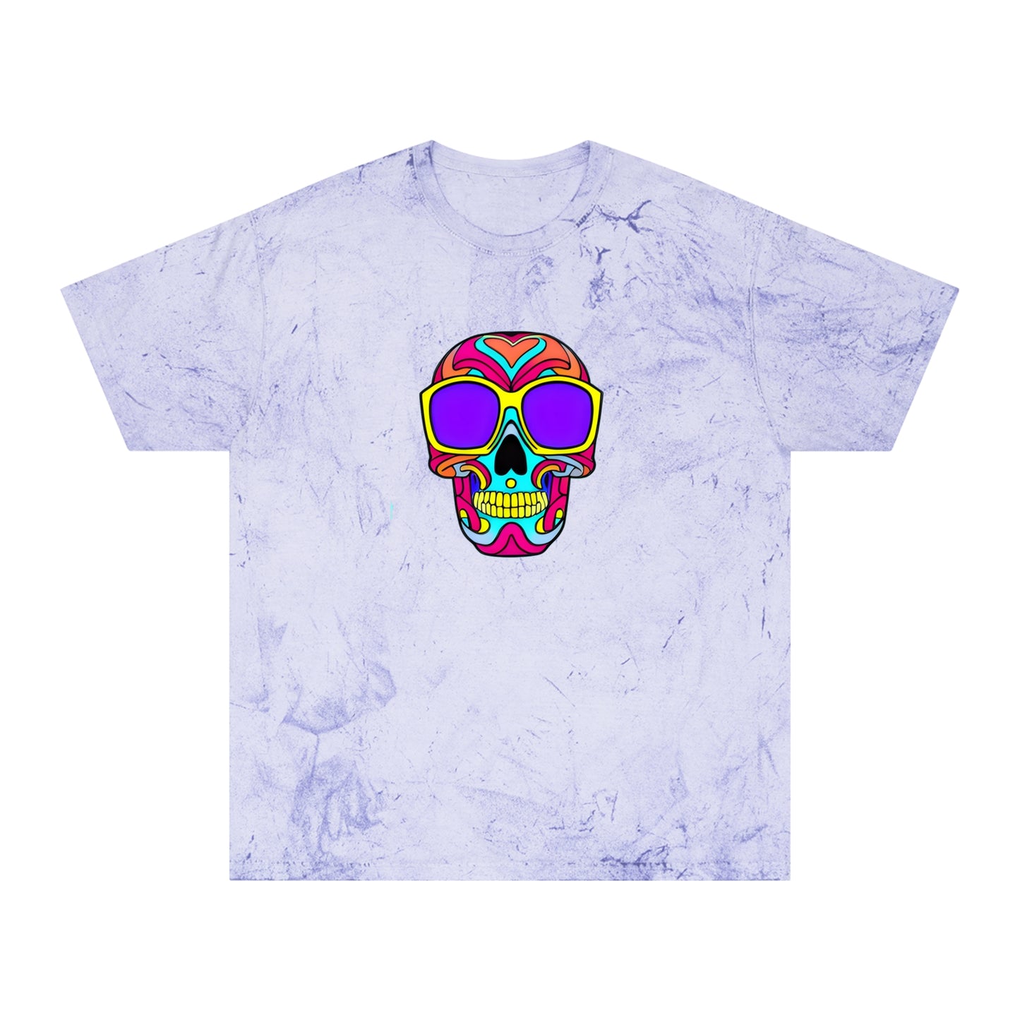 Infinite Imagination: Unisex Psychedelic Skull Tee