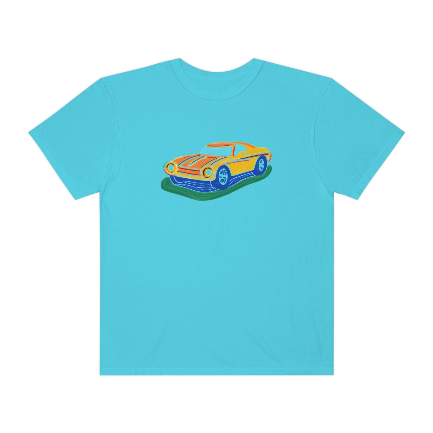 Retro Love Ride - Unisex Garment-Dyed T-shirt