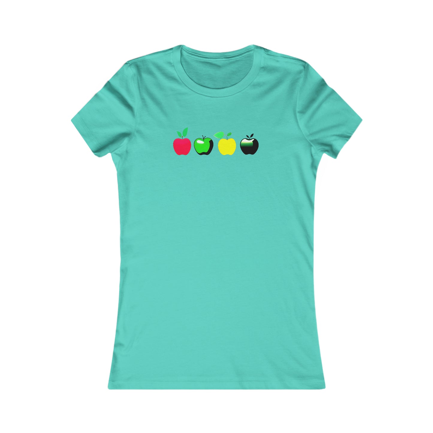 Simplicity & Inspiration Tee - Vibrant Apples for Creative Souls