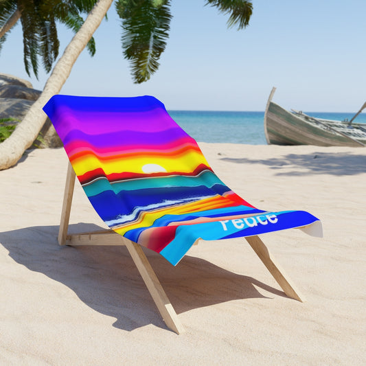 Sunset Bliss: Beach Towel for Peace Seekers