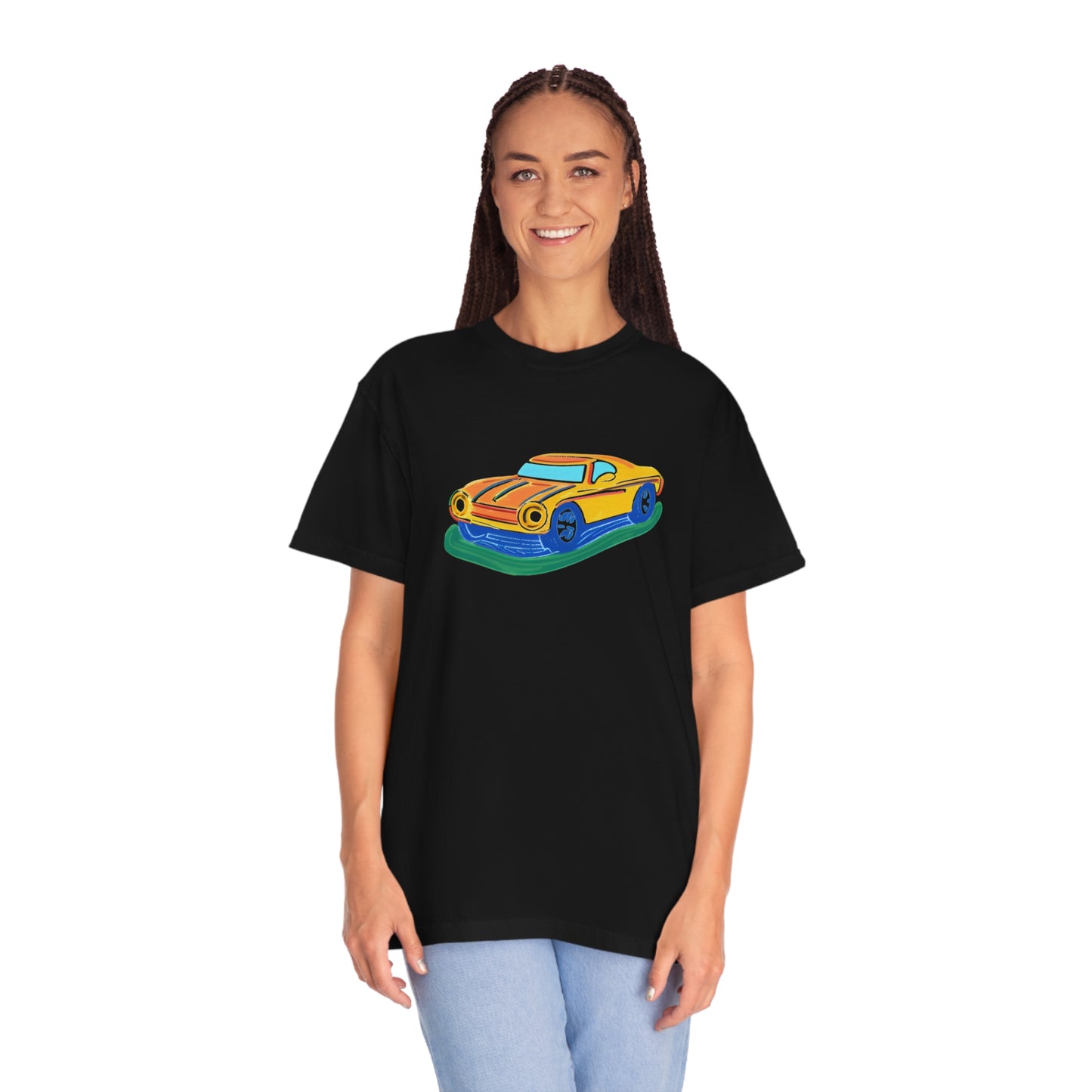 Retro Love Ride - Unisex Garment-Dyed T-shirt