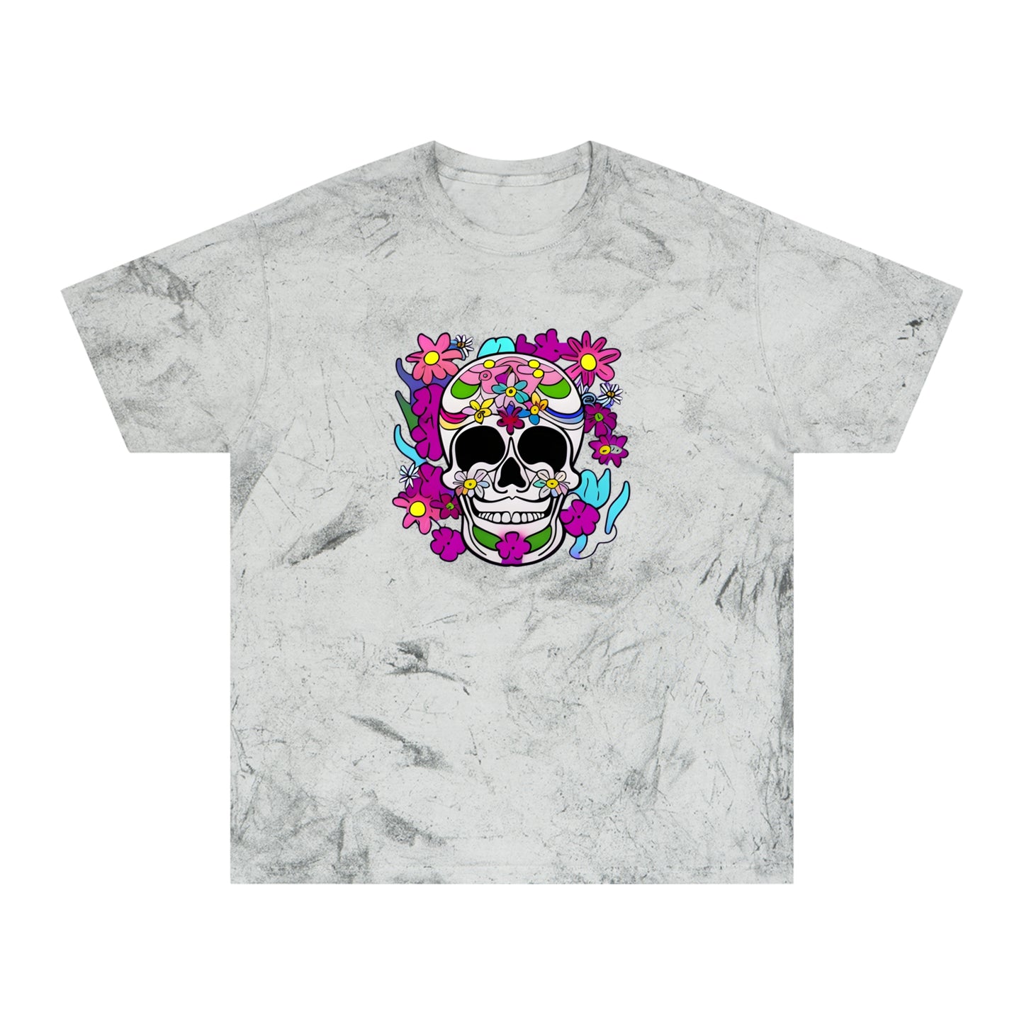 Floral Dreamscapes: Unisex Color Blast T-Shirt