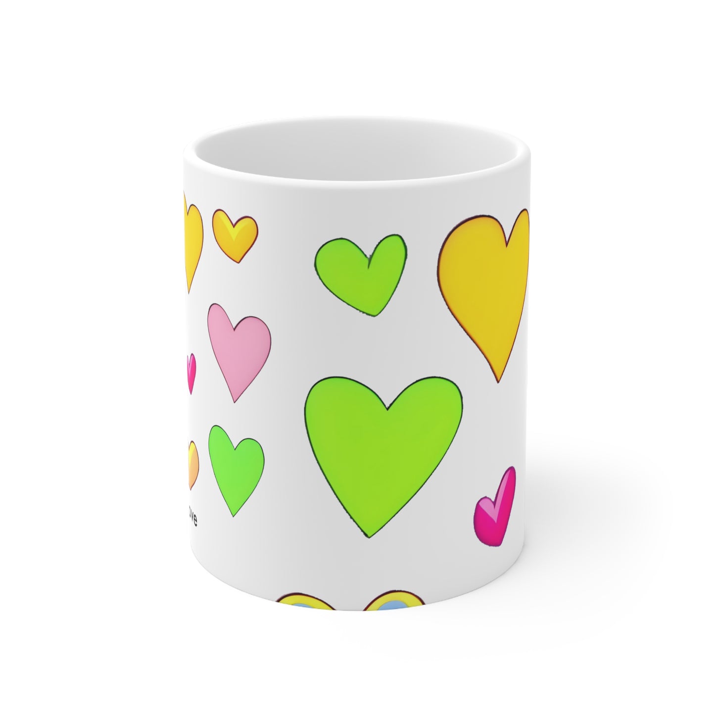 Love-infused Mornings: Minimalistic Heart Coffee Cup