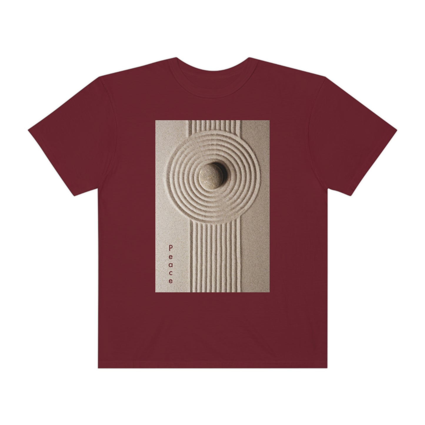 Zen Vibes: Embrace Peace with our Raked Sand T-Shirt!