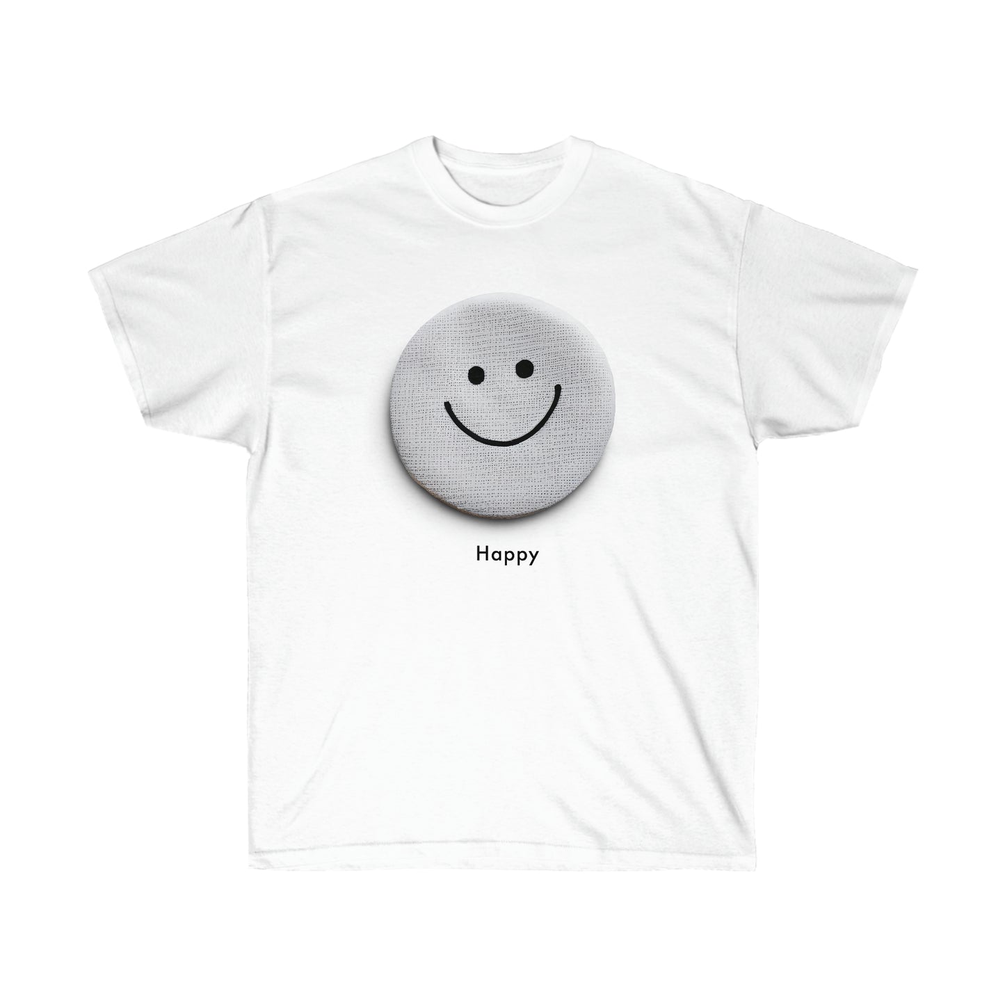 Happy Vibes Unisex Ultra Cotton Tee - Radiate Positivity