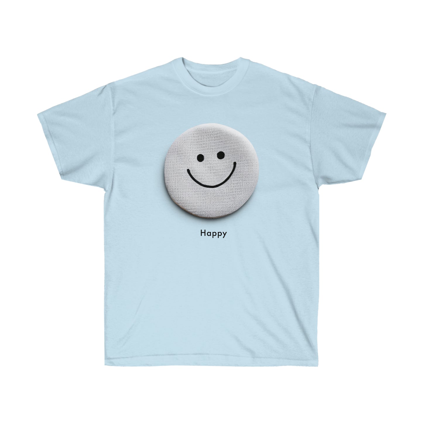 Happy Vibes Unisex Ultra Cotton Tee - Radiate Positivity