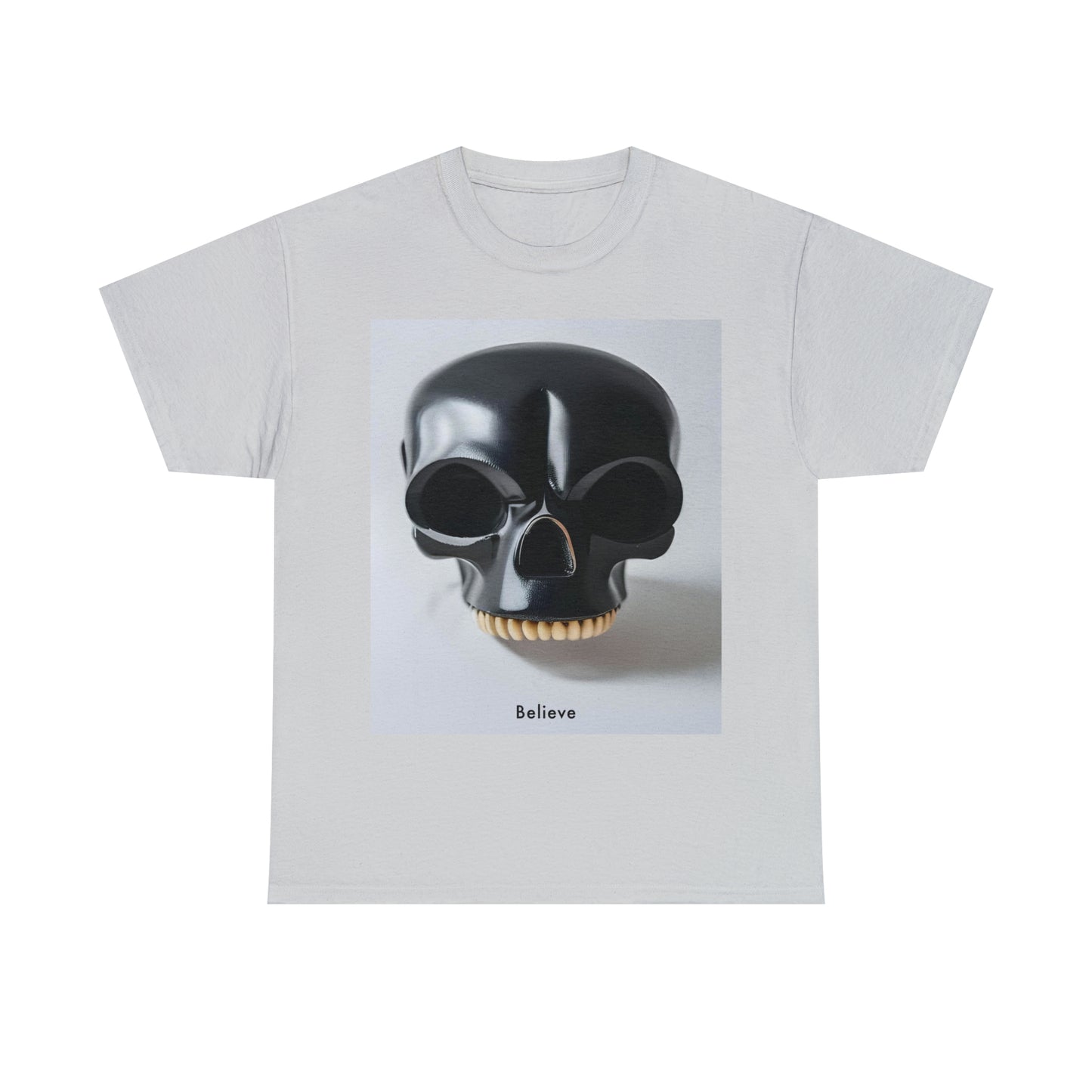 Unleash Your Belief: Alien Skull Unisex Softstyle T-Shirt