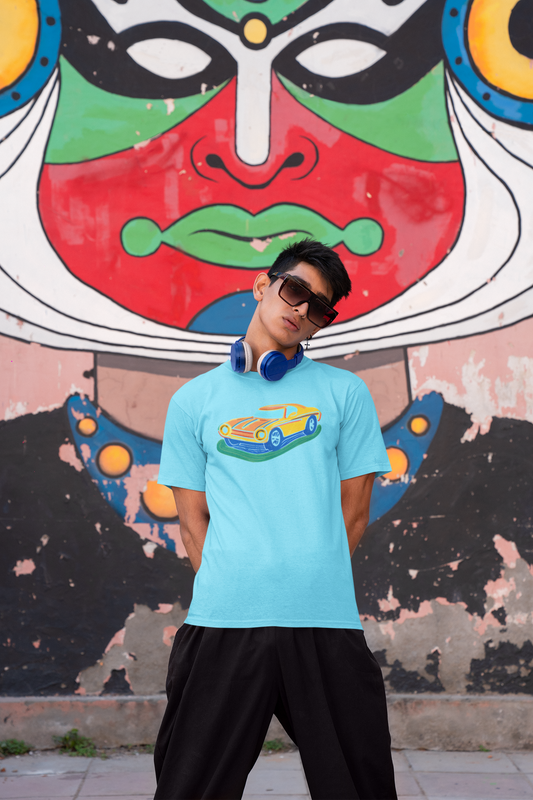 Retro Love Ride - Unisex Garment-Dyed T-shirt