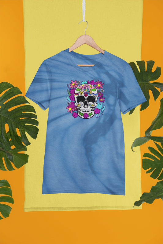 Floral Dreamscapes: Unisex Color Blast T-Shirt