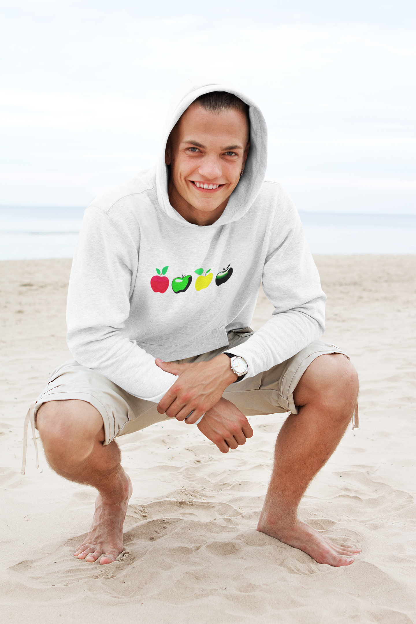 Vibrant Apple Ensemble Hoodie - Wear Your Inspiration