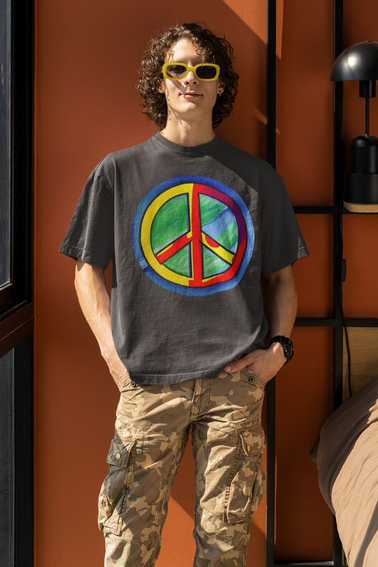 Peaceful Palette: Unisex Softstyle T-Shirt