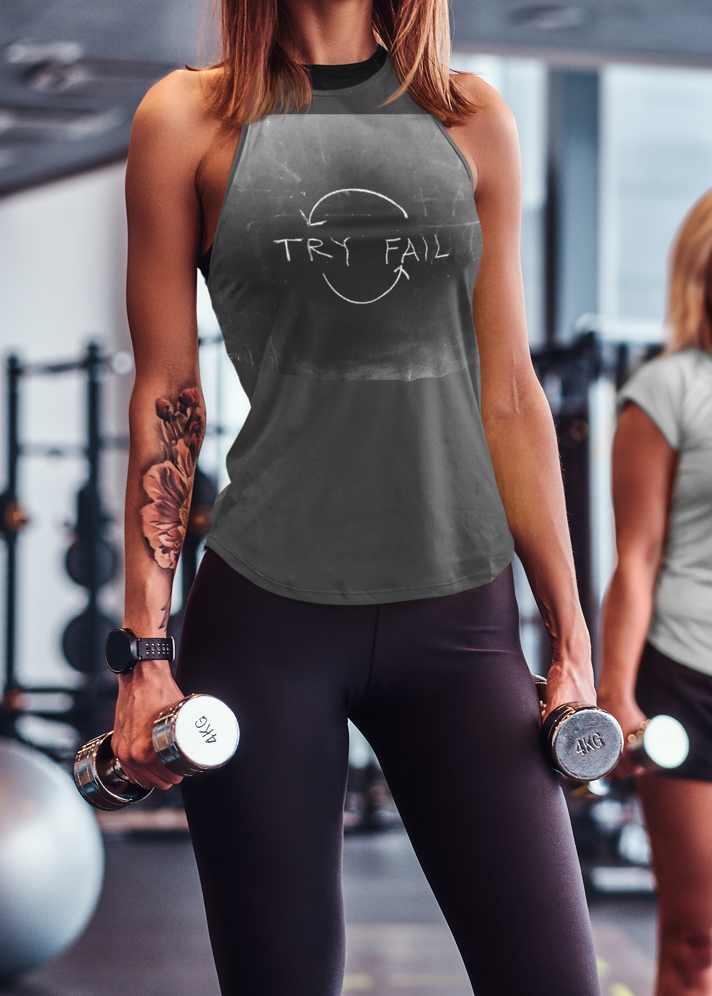 Unstoppable Resilience: Women's Persistent Cycle Racerback Tank