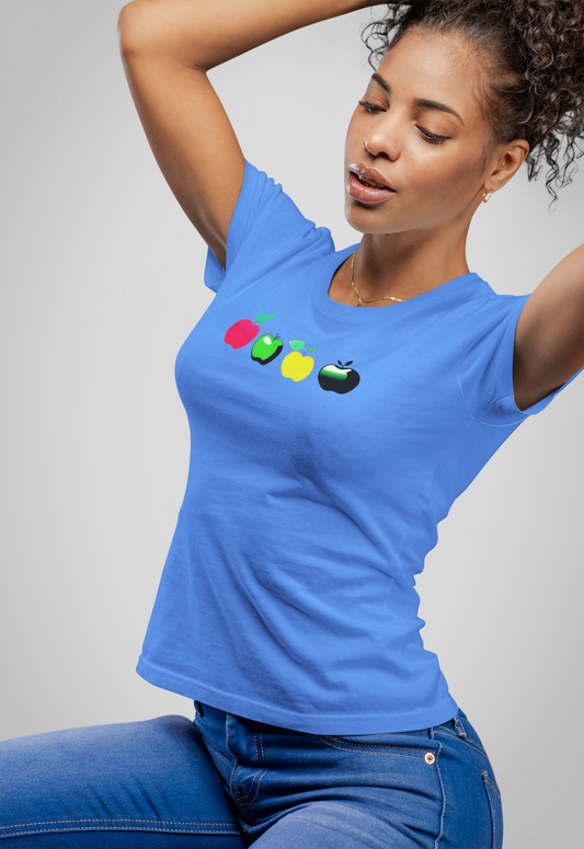 Simplicity & Inspiration Tee - Vibrant Apples for Creative Souls