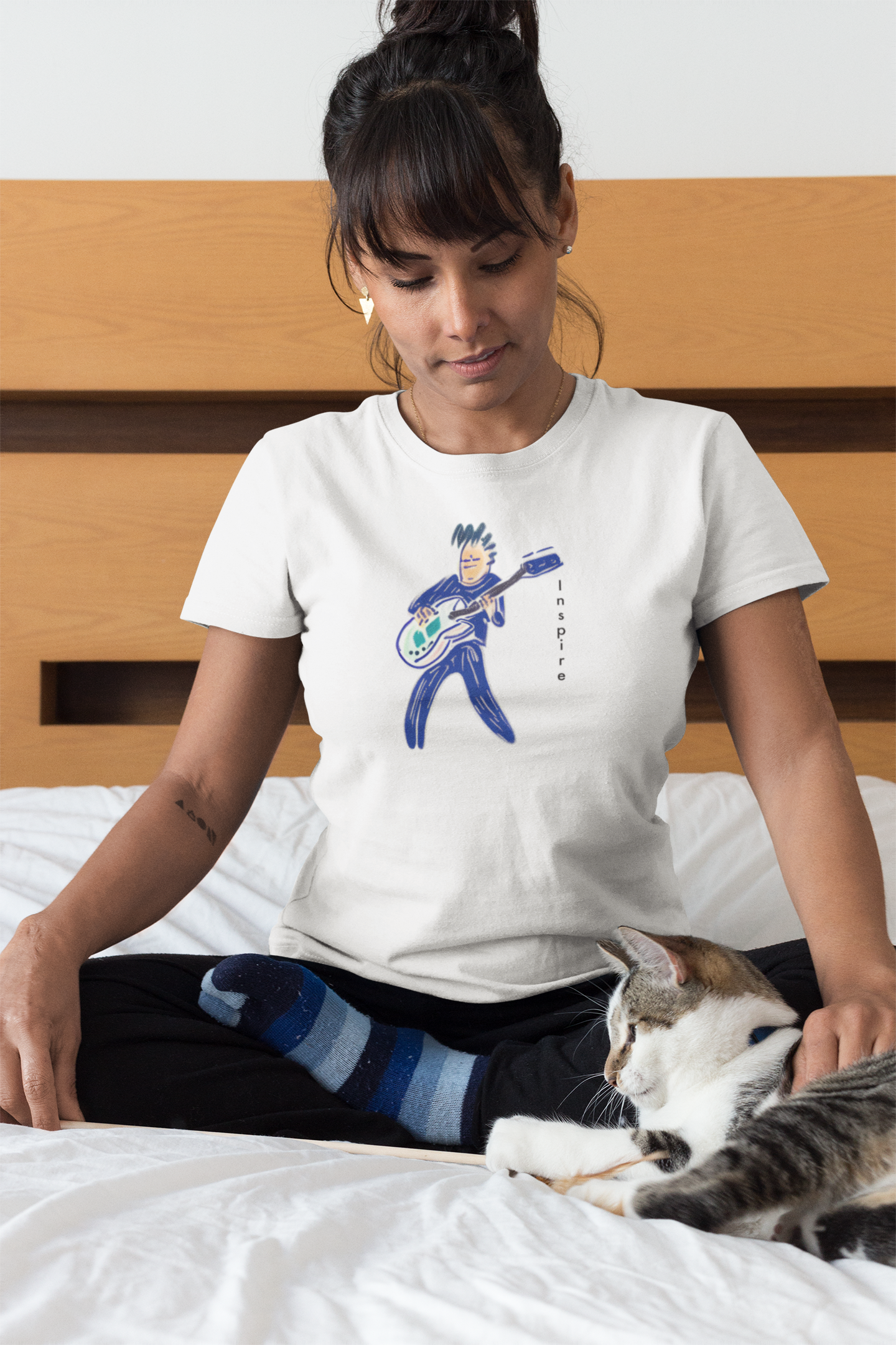 Unleash Your Style with the AI-Inspired Punk Rock Women's Tee